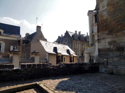 Angers; near the Saint-Maurice cathedral.