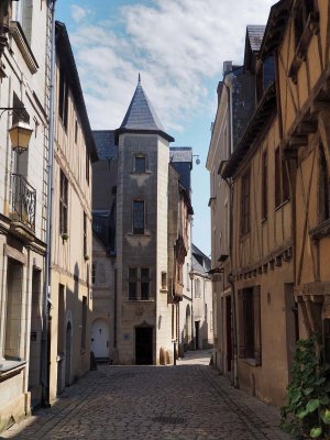 Angers; the old town. 