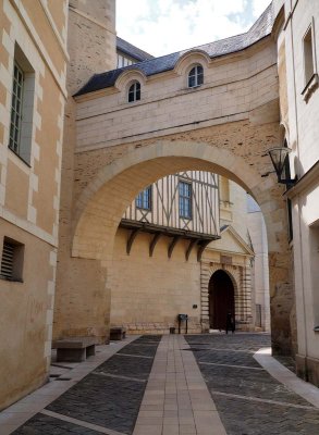 Angers; old town. 