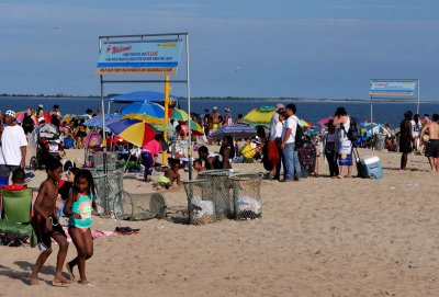 Coney Island, by the beach, NYC.