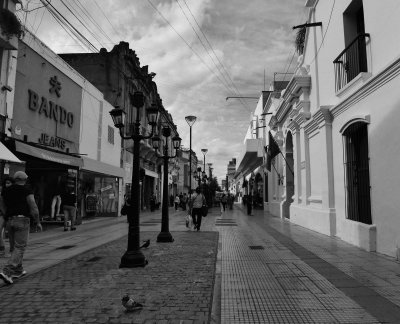 Salta; downtown, on the streets.