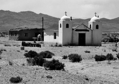 Village near the Salar 'Salinas Grandes' (Argentina). 