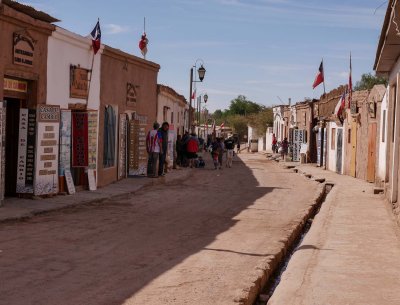 San Pedro de Atacama; main street.