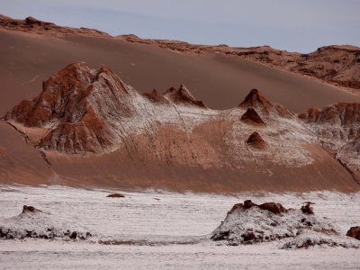 Valle de la Luna; the salty land. 