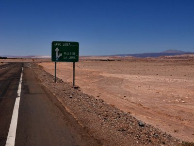 Arriving at the Valle de la Luna. 