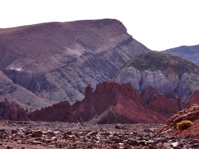 The Arcoiris Park (Rainbow Park). The park name is related to the rocks' colors.