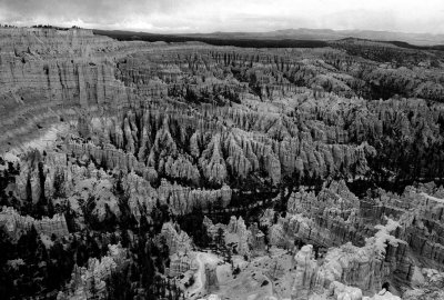 The Brice Canyon amphiteather. 
