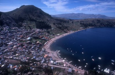 Copacabana and the Titicaca lac. 