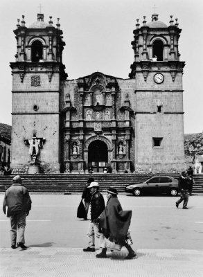 On the main plaza of Cusco.