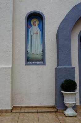 Detail of the church.