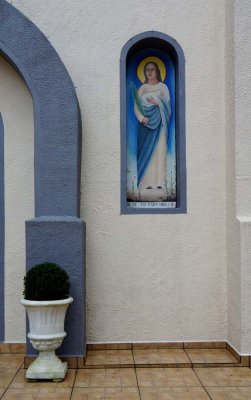 Detail of the church.
