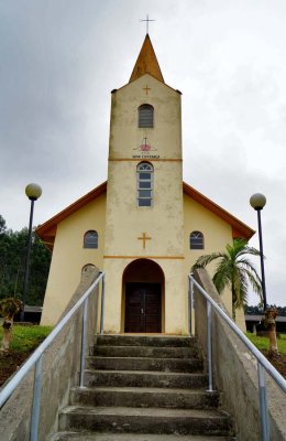 Near Donna Emma; there are many churches in this area; certainly, more gods than people.