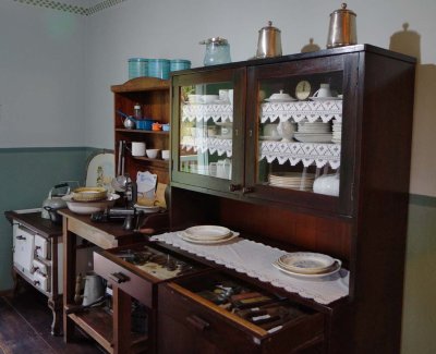 The museum interior; shows details of the life in the period around 100 years ago. 