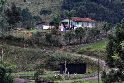 Area between Anitápolis and Alfredo Wagner.