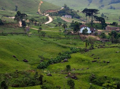 Between São Pedro de Alcântara and Angelina.