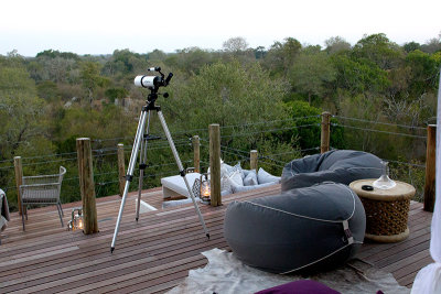 Kingston treehouse - upper deck sunrise