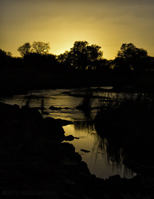 Sand River Sunset