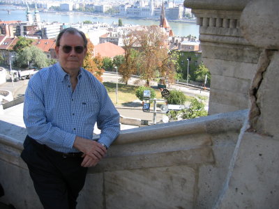 Roy and the Danube at Budapest.