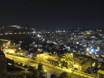 East Jerusalem at night