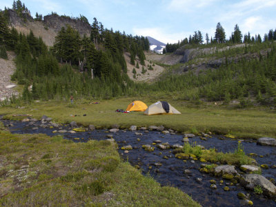 Our campsite night 2