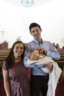 kyle, maria and johanna in the sanctuary