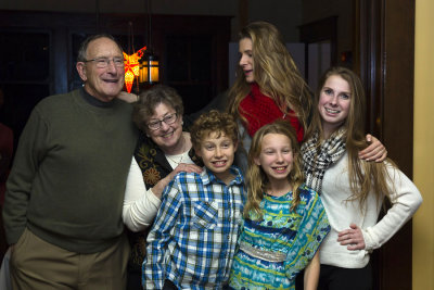 Ann, Len and their grandkids