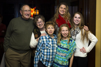 Ann, Len and their grandkids