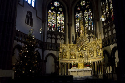 High altar and tree
