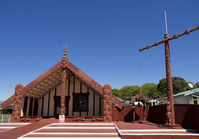 Maori funeral hut
