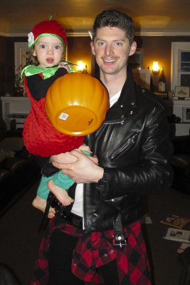 strawberry and scottish punk rocker (?)