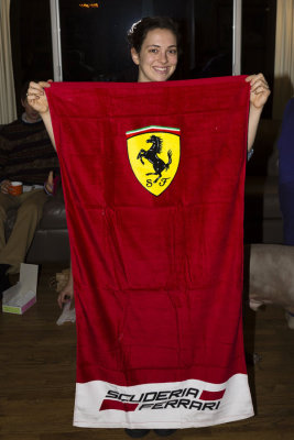 Ferrari towels from Uncle Ralph