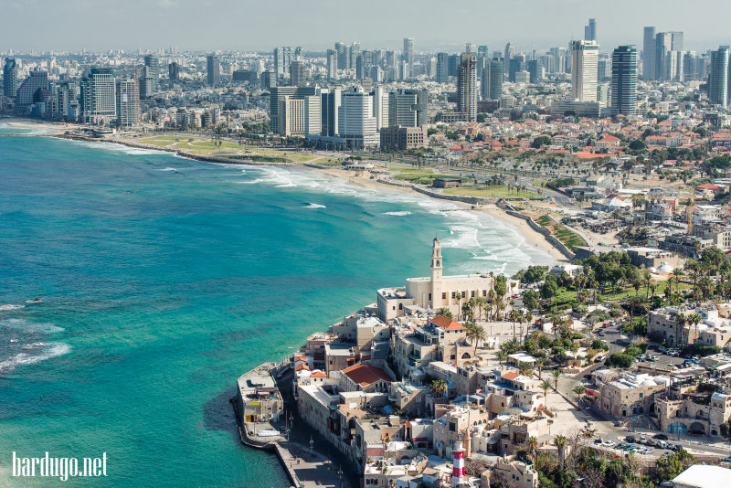 jaffa tel aviv aerial photo