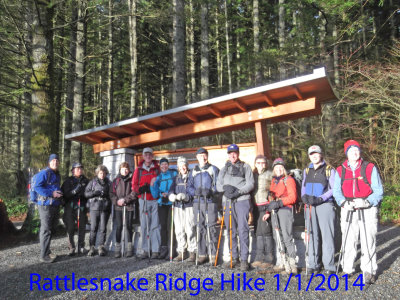 Rattlesnake Ridge Hike 1/1/2014