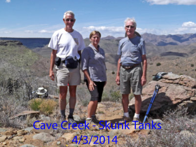 Cave Creek - Skunk Tanks Loop 4/3/2014