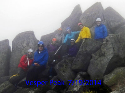 Vesper Peak 7/19/2014