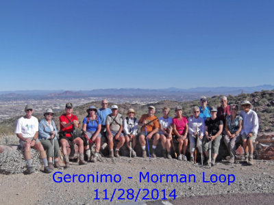 Geronimo - Morman Loop 11/28/2014