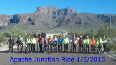 Apache Junction - Superstition Ride 1/5/2015
