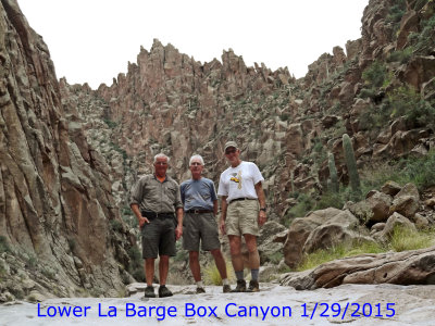 Lower La Barge Box Canyon 1/29/2015