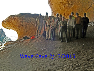 Wave Cave 2/13/2015