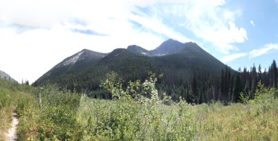 Day 2 Snowy Lakes to Glacier Pass 8/21/2016