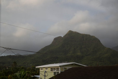 View from rental house