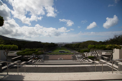 Pacific war veterans memorial (Peach Bowl)