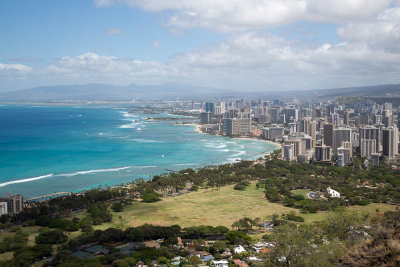 Honolulu/Waikiki from Diamond Head