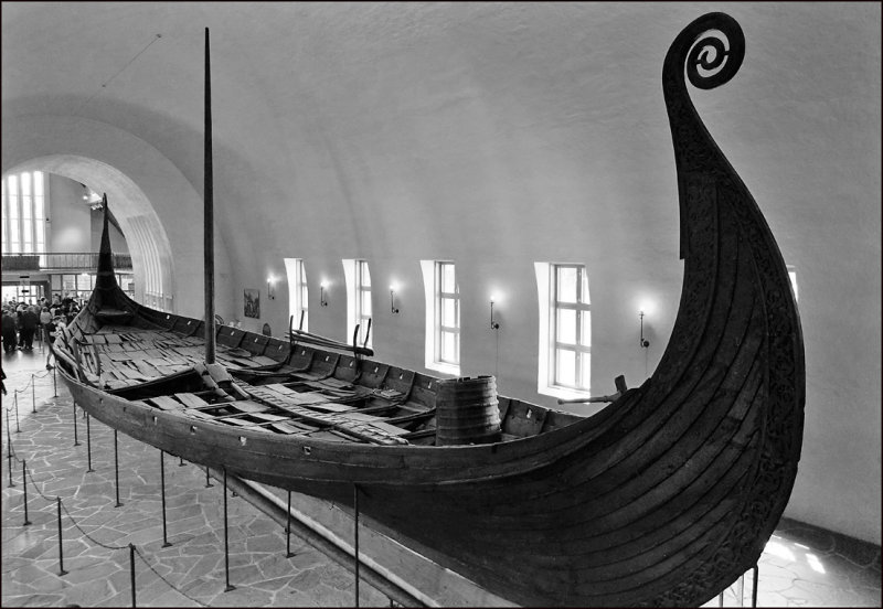 The Oseberg Viking ship, Oslo.....
