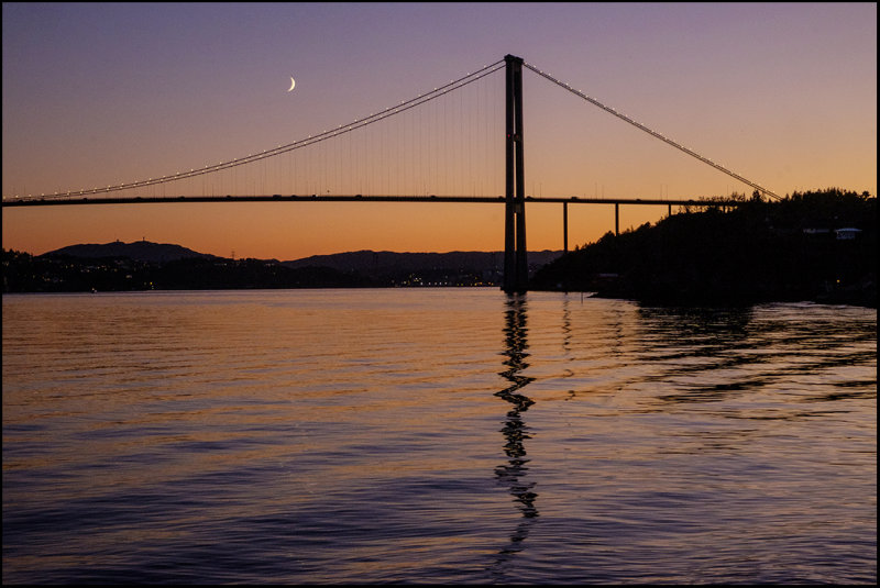 Bridge and moon.....