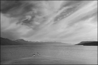 Kayaks near Narvik,Norway.....