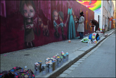 Street artists........