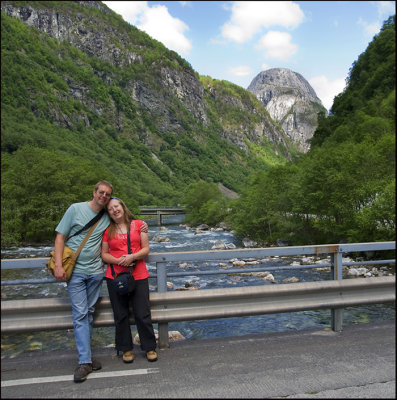 Ken and Angie in Nrydalen,Norway.....