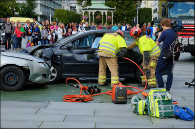 Road rescue demonstration......