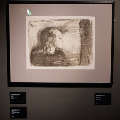 My favourite etching by Edvard Munch Sick child.....